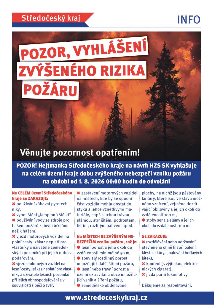 leták požáry