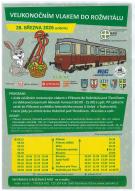 vlak směřující do Rožmitálu