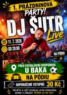 plakát Dj Šutr Live